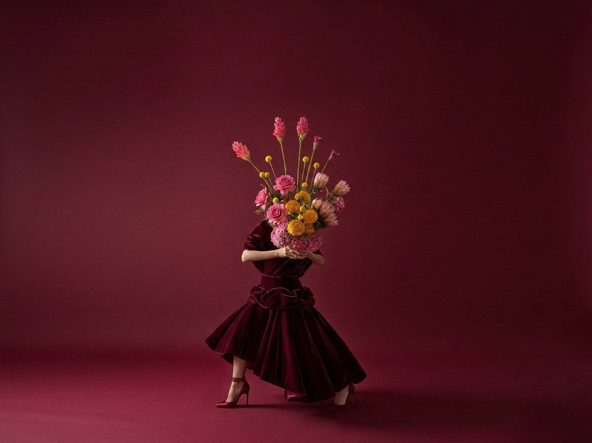 Maison Bloom flower studio in Canggu, Bali — luxury florist crafting bespoke arrangements