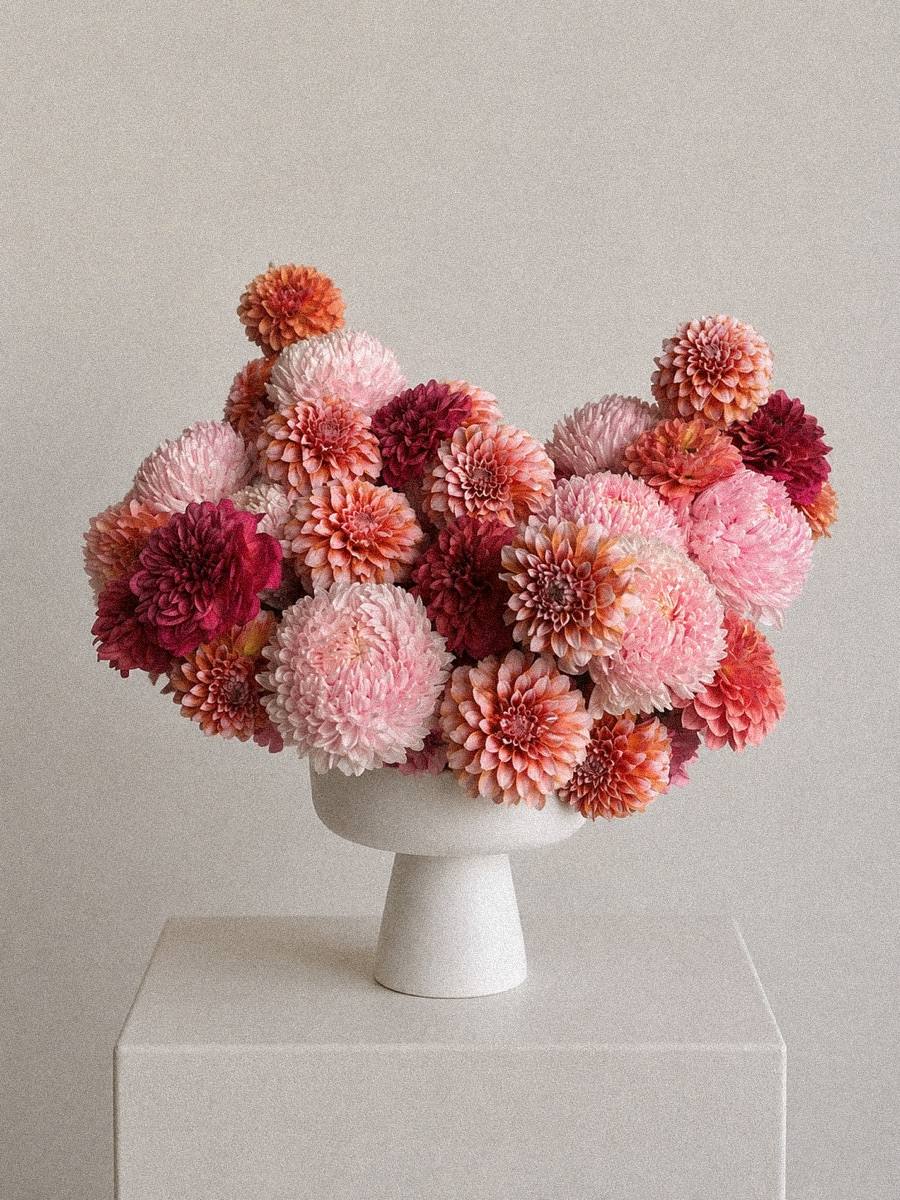 The Legian — graceful pastel floral arrangement by Maison Bloom, Bali